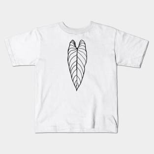 Philodendron melanochrysum Kids T-Shirt